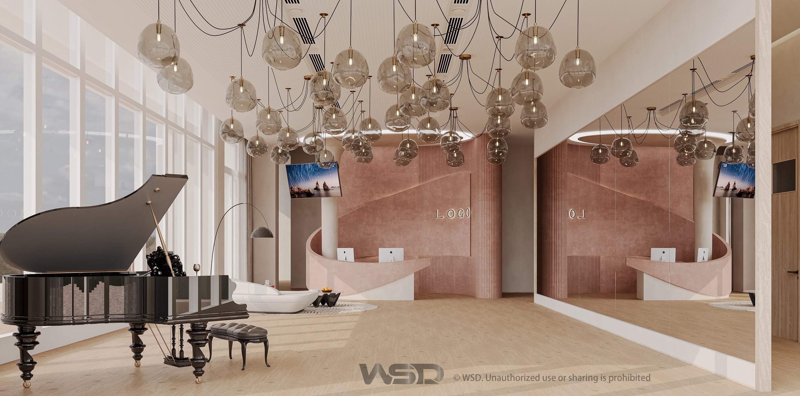 International Music Institute reception and piano on Saadiyat Island